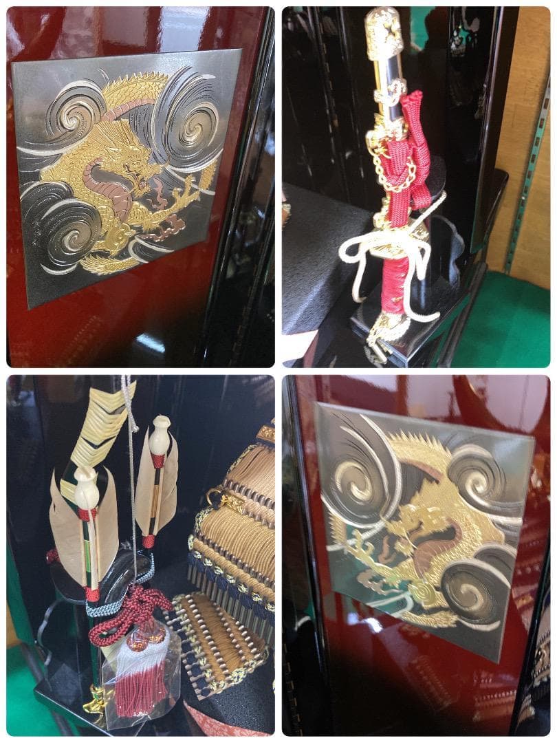 F13 収納鎧飾り　台巾47㎝位　五月人形鎧兜　鎧飾り　鎧収納　5月初節句