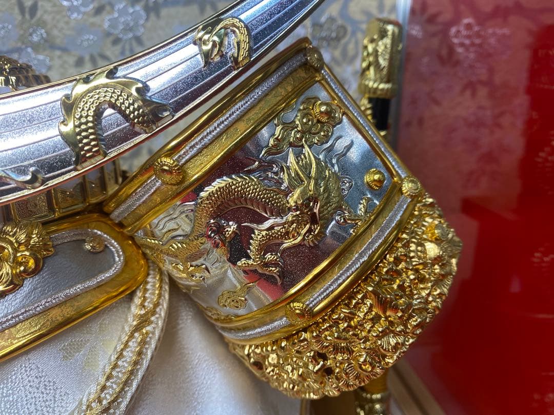 伊達政宗　東京久月　五月人形　兜飾り　白木柄ケース入