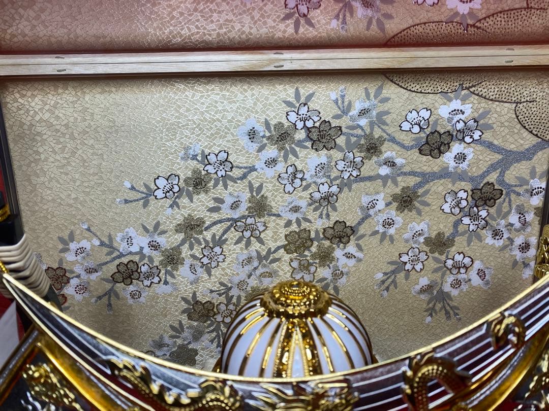 伊達政宗　東京久月　五月人形　兜飾り　白木柄ケース入