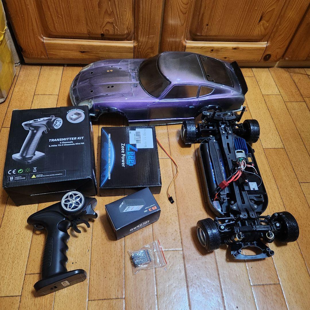 タミヤ ドリフト ラジコン フルセット　TT01　旧車　Z　ボディ　　　tt02