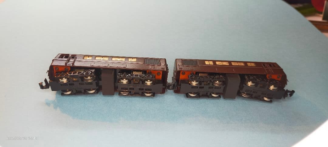 ワールド工芸国鉄ＤＤ50ー1次型茶色仕様　塗装完成品