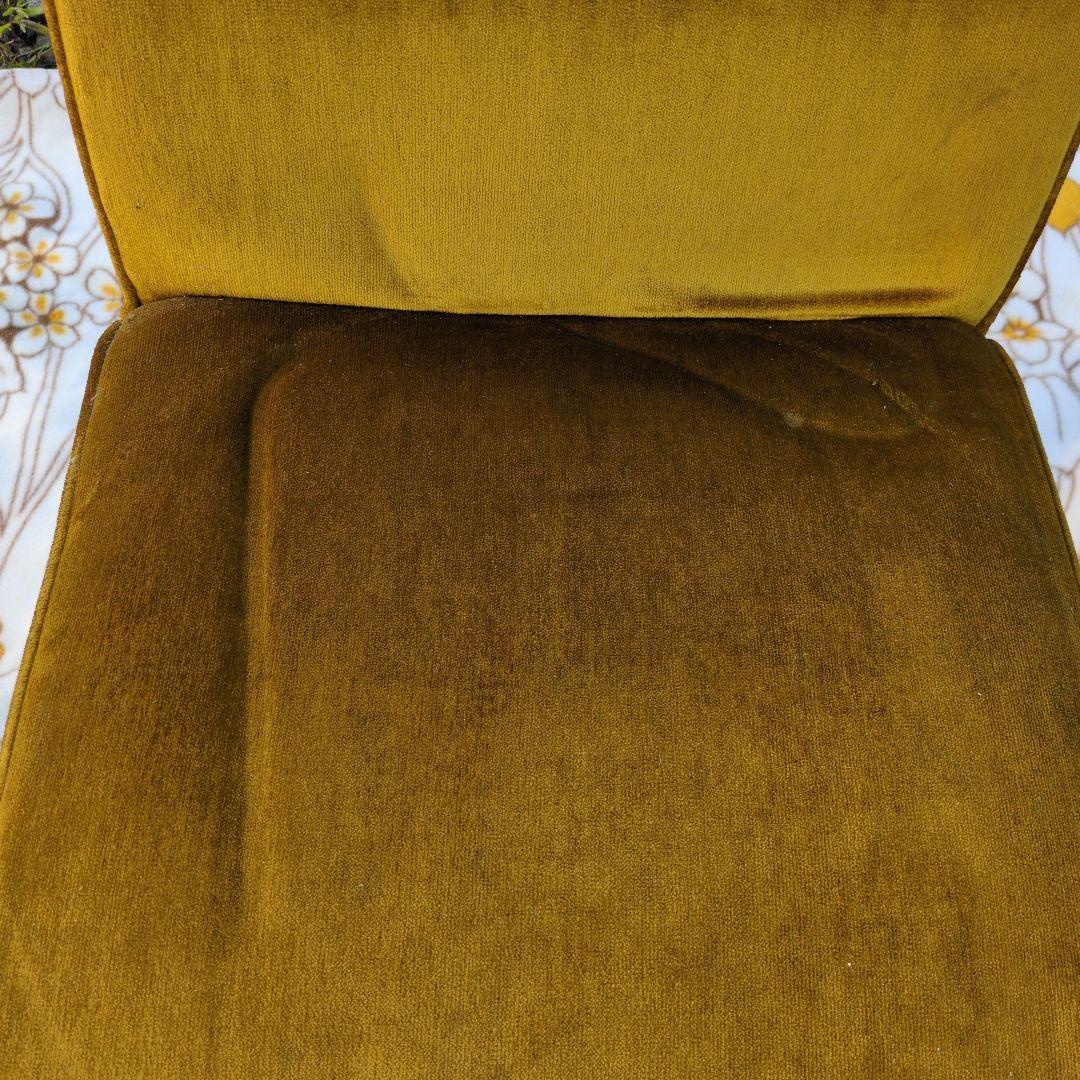 昭和レトロ モケット 1人掛け チェア②ソファ ベルベット ポップ アンティーク