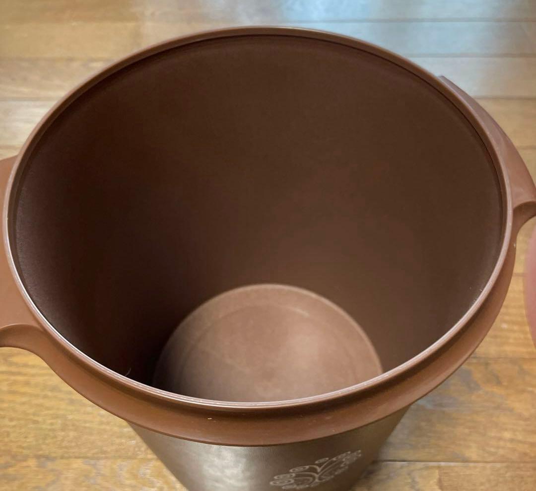 な*マ様 保存容器セット タッパーウェア ブラウン ピンク 2個 - メルカリ