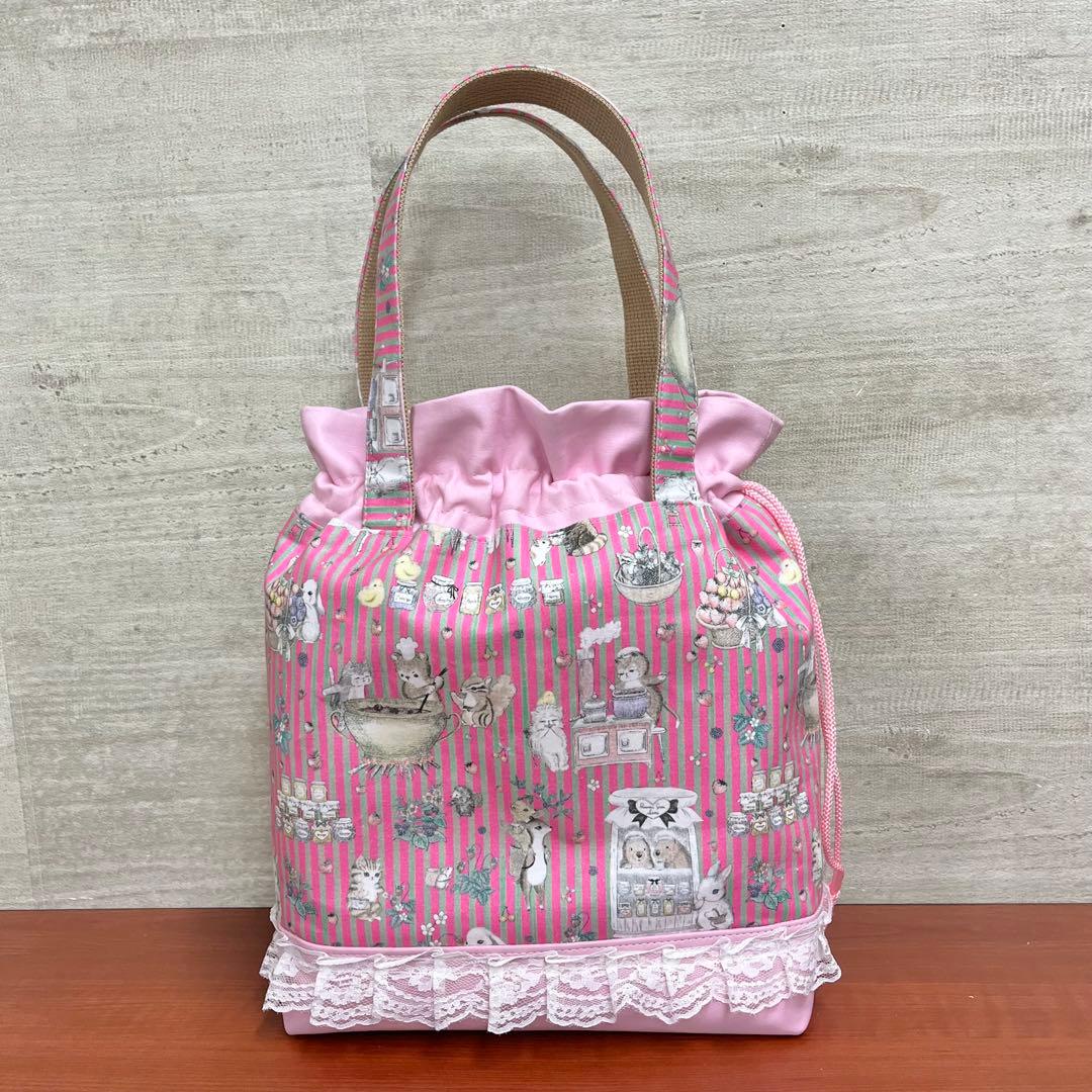 yukiemonハンドメイド　たっぷりフリル30㎝ショルダーバック