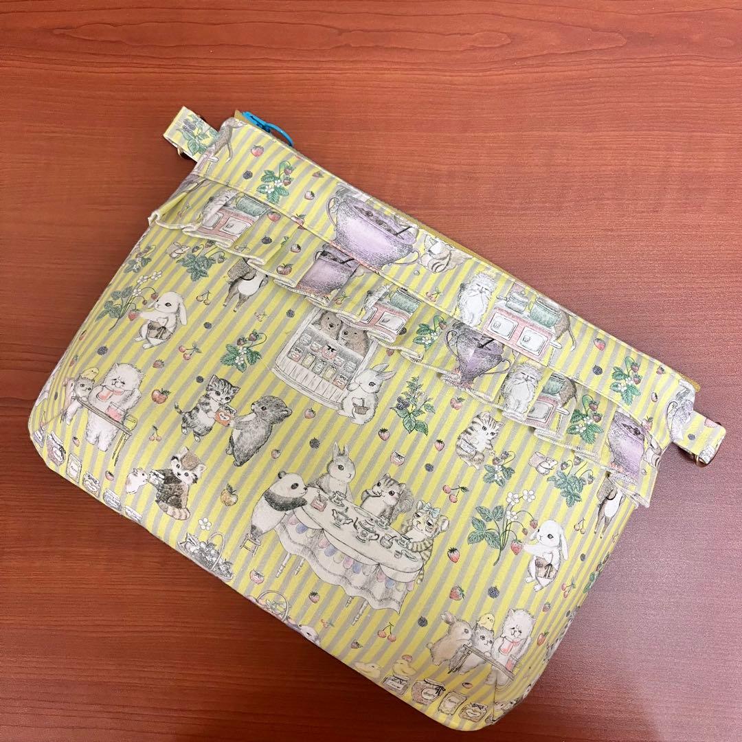 yukiemonハンドメイド　たっぷりフリル30㎝ショルダーバック