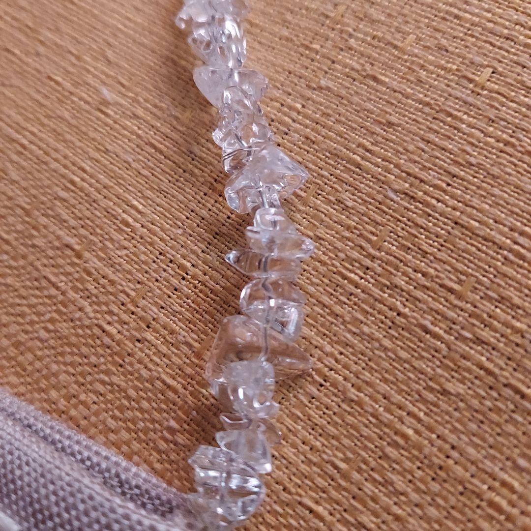 刺繍クリスタルビーズサコッシュ ベージュ