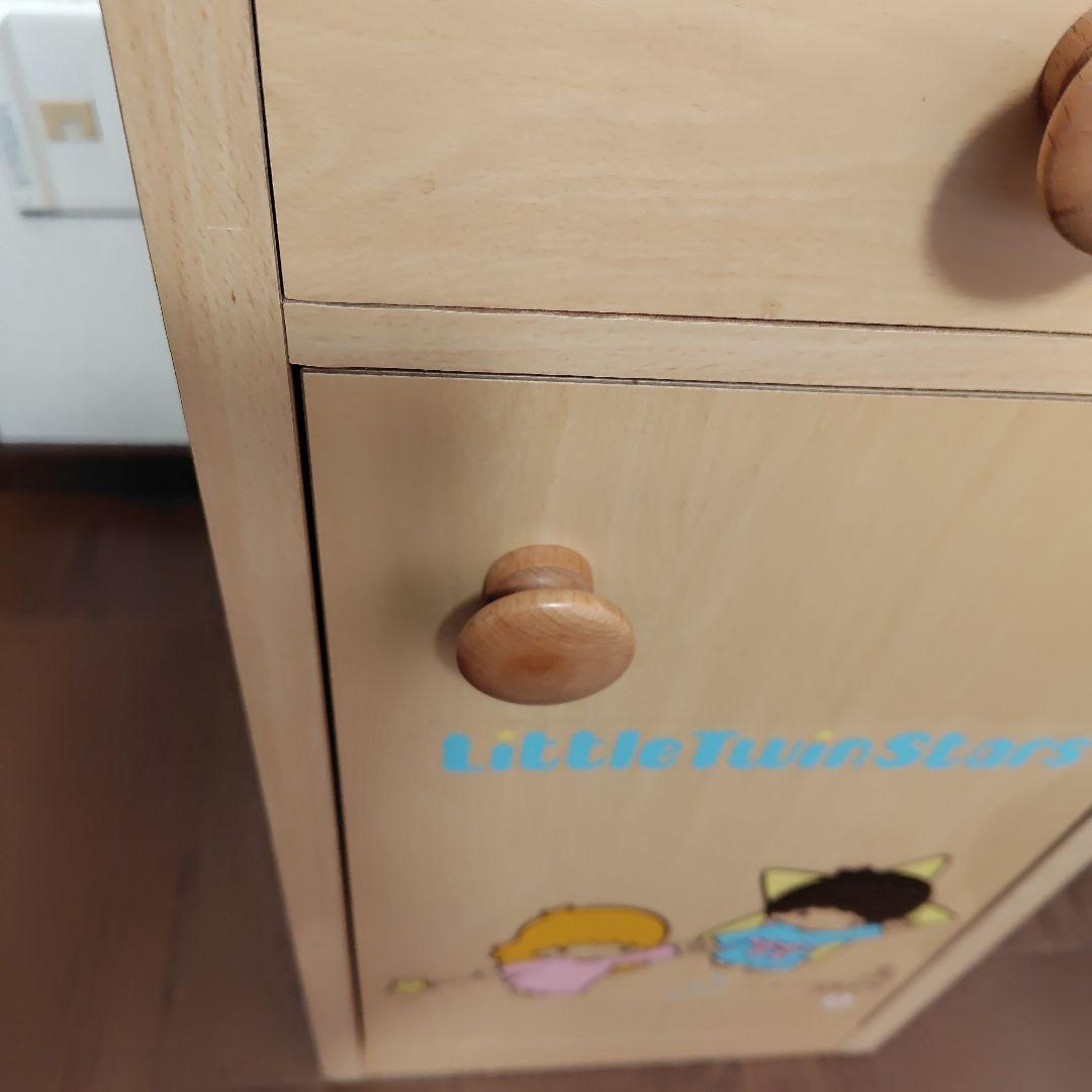 キキララレトロ昭和飾り棚1976リトルツインスターズラックくろがね