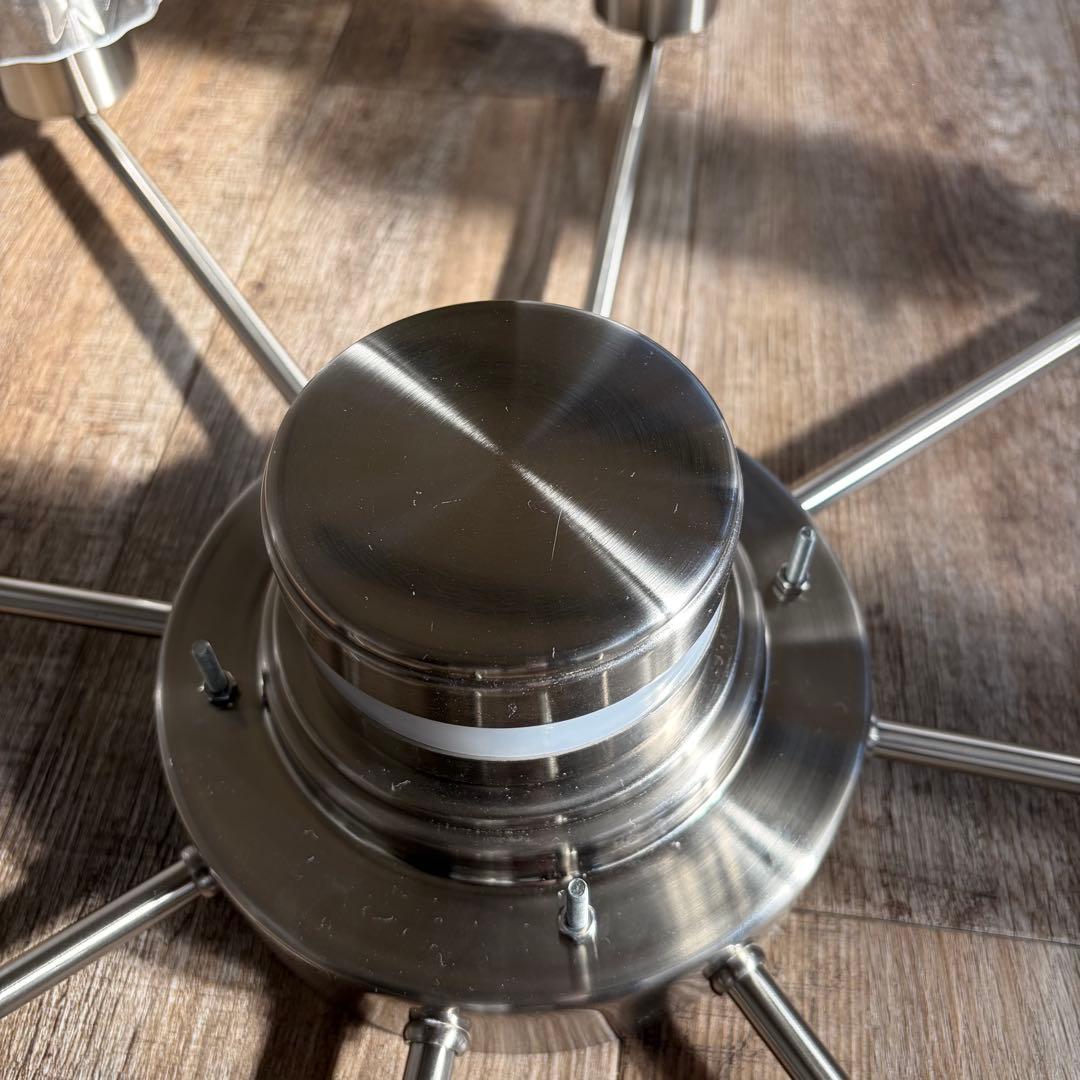 動作確認済 オーデリック 調光シャンデリア ガラス製 8灯 OC257008PC