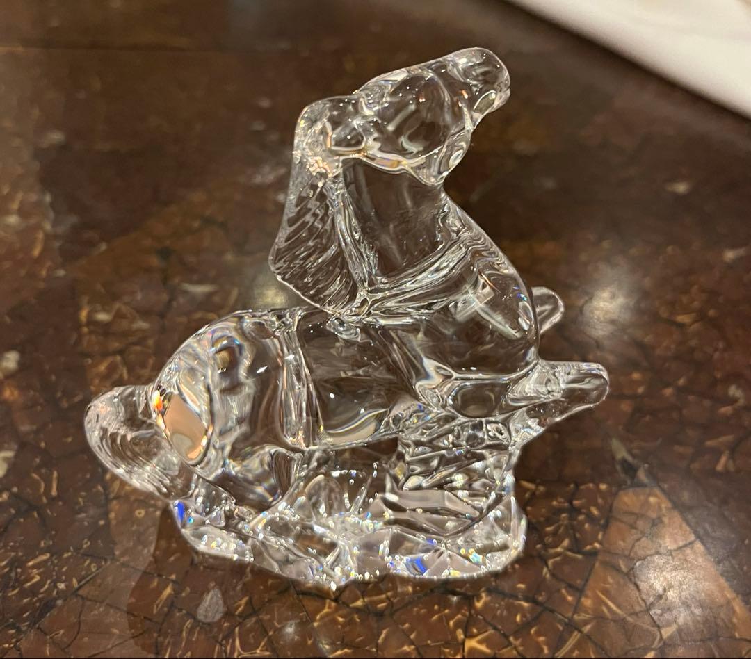 TAKU様専用】バカラ 馬 ウマ ホース フィギュリン オブジェ 置物 干支