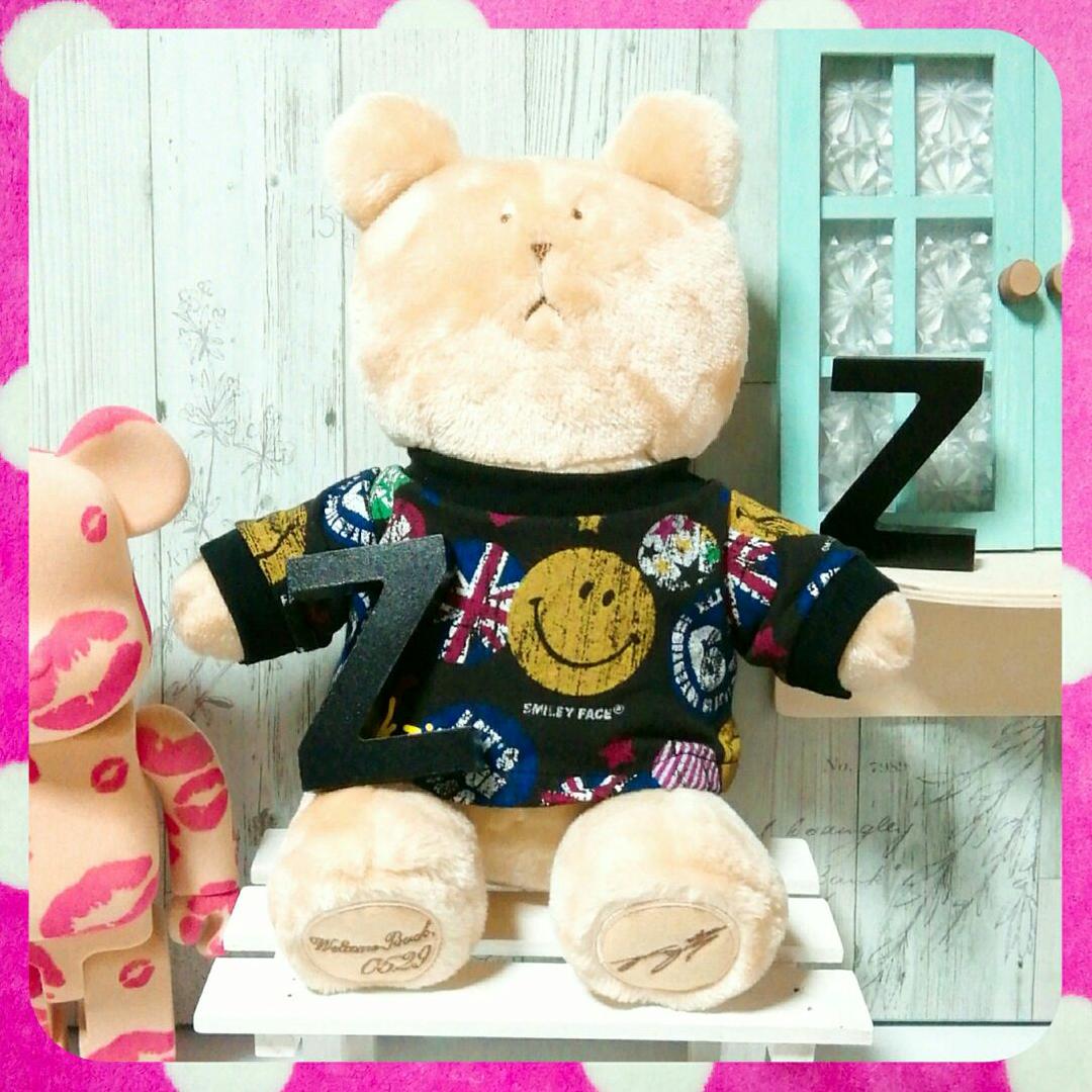 11］ぬいぐるみ 洋服 スマイル お座りクマ チャングンソク Zikzin