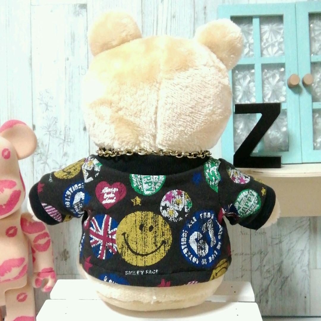 11］ぬいぐるみ 洋服 スマイル お座りクマ チャングンソク Zikzin