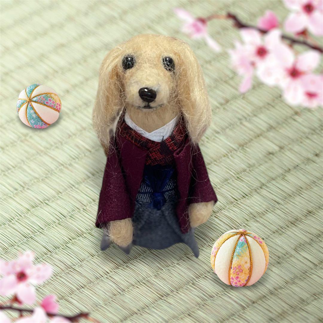 お見本です ☆rara お正月わんこ 羽織袴