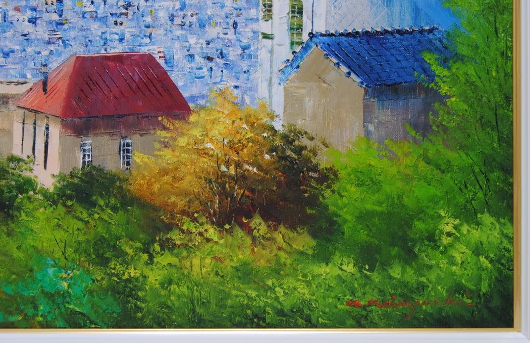 小林幸三 神戸風景 F10 風景画 油彩画 油絵 異人館 神戸港 - メルカリ