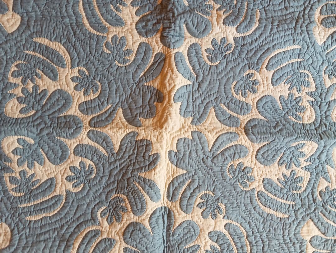 ハワイアンキルト　ソファカバー　タペストリー　マルチカバー