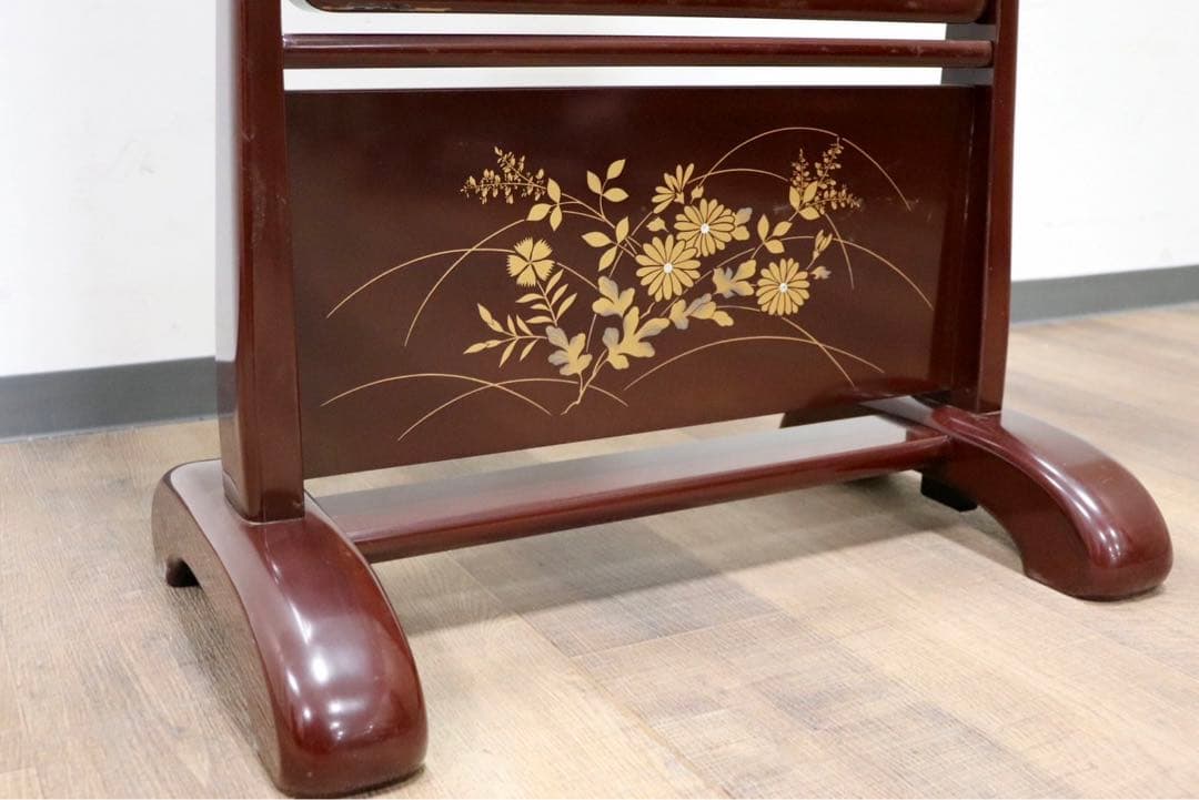 GMGF122○MATSUSO / 松創 秋草は溜 橘型 全身鏡 姿見 スタンド