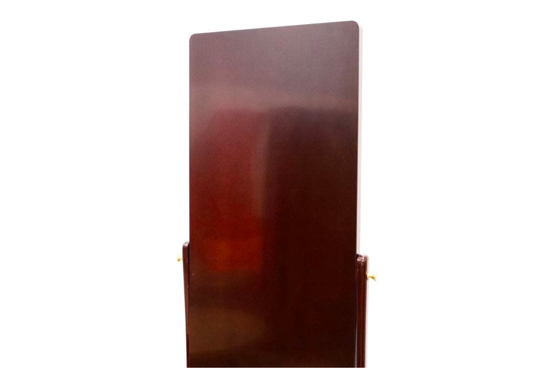 GMGF122○MATSUSO / 松創 秋草は溜 橘型 全身鏡 姿見 スタンド