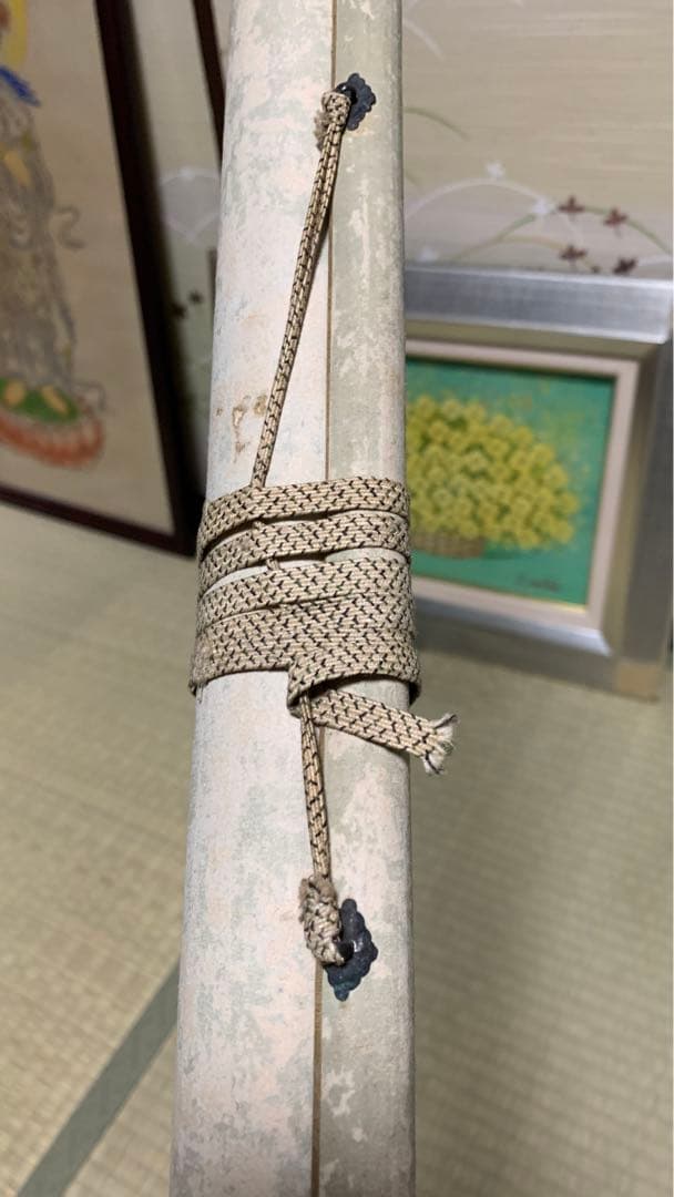 ②⑧ 中国？漢詩山水水墨画掛軸 署名捺印有り 作者不明