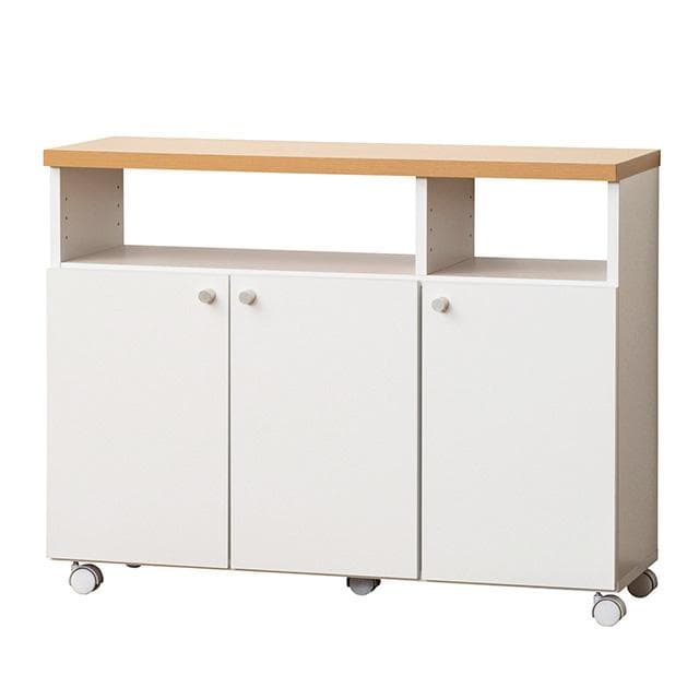 《新品・送料無料》《日本製》スマートワゴン90 KD (ホワイト)