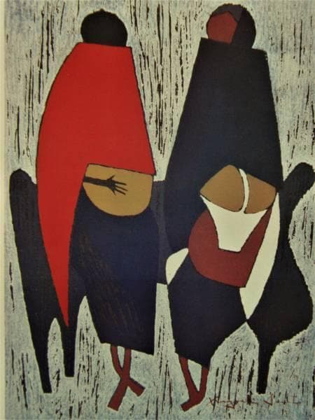 斎藤 清、憩い、メキシコ、希少画集画、新品額装付、状態良好 - メルカリ