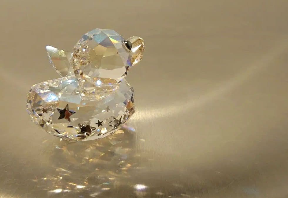 ★美品★ スワロフスキー ハッピーダック