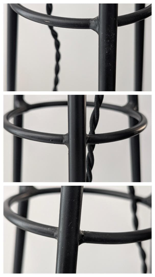 USED アイアン×ツイード スタンドライト フロアランプ ミッドセンチュリー