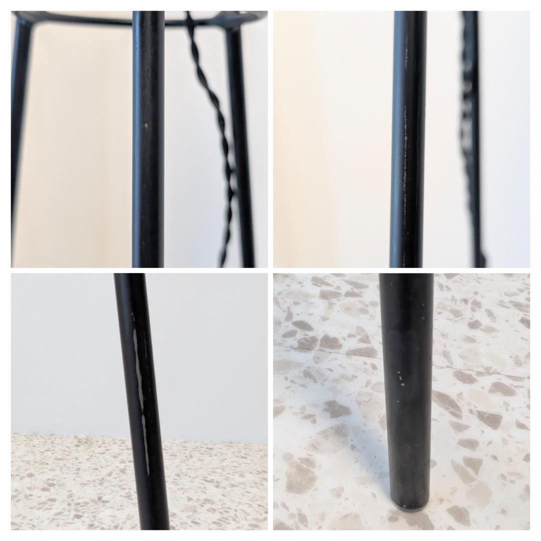 USED アイアン×ツイード スタンドライト フロアランプ ミッドセンチュリー