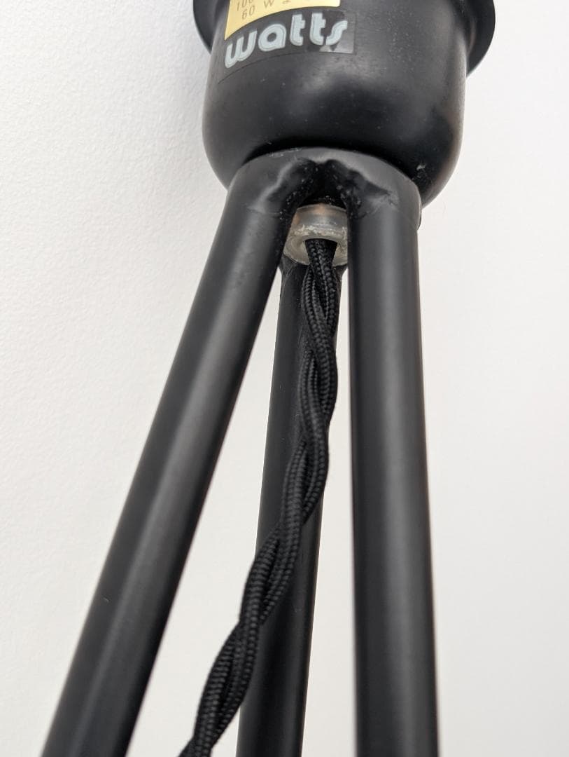 USED アイアン×ツイード スタンドライト フロアランプ ミッドセンチュリー