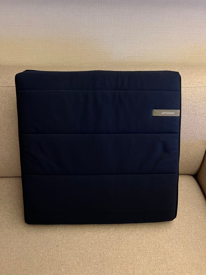 【airweave】 エアウィーヴ 座クッション ネイビー