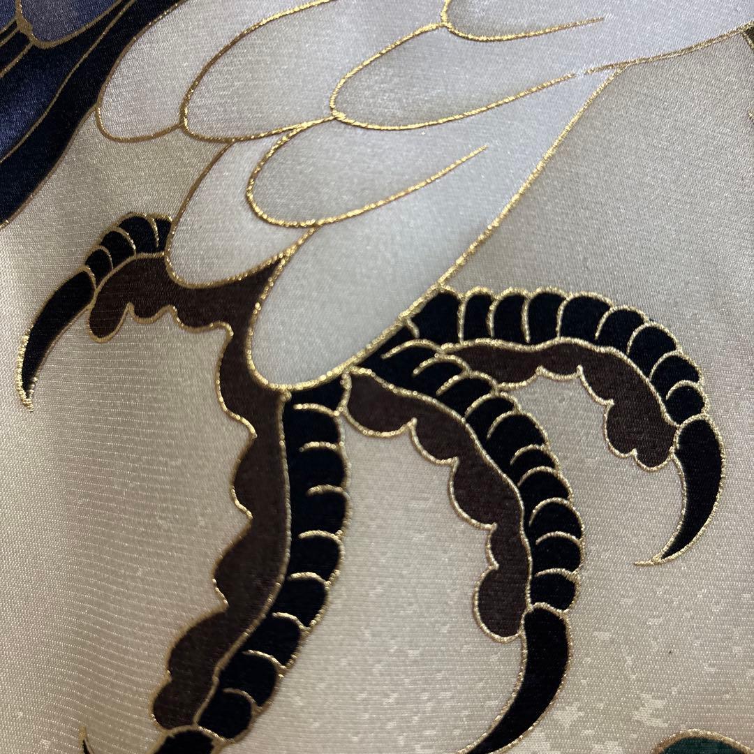 No.15 正絹男の子お祝い着　産着 長襦袢付き　のしめ 七五三