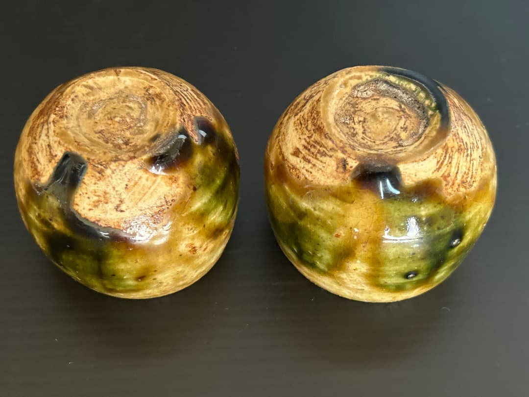 黄瀬戸の徳利と猪口 (加藤春鼎作) - メルカリ