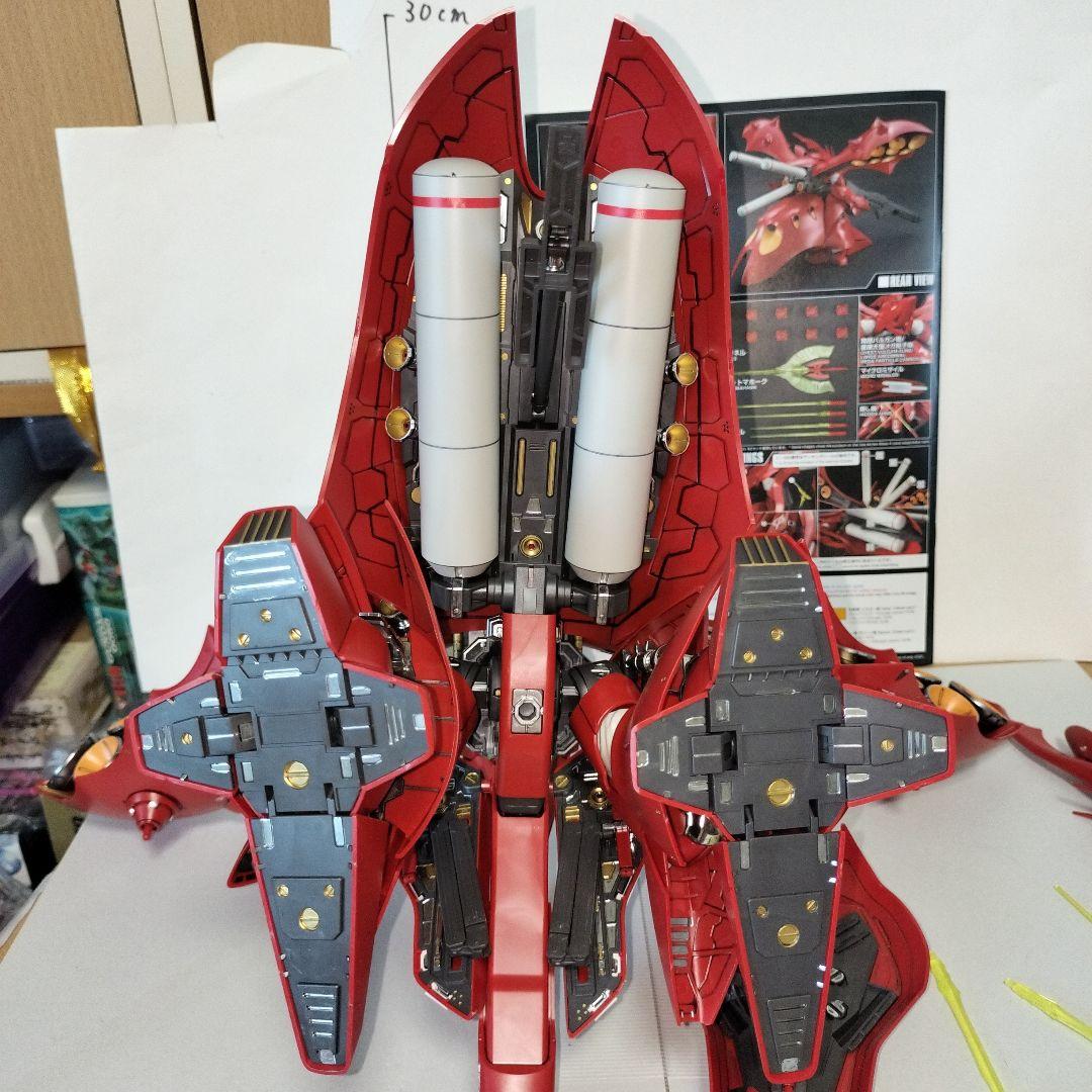 HG 1/144 MSN-04Z ナイチンゲール 塗装完成品 ガンプラ 逆シャア