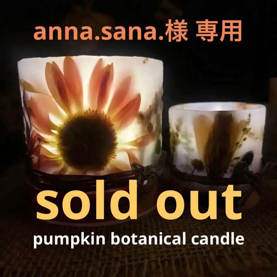 ㉜pumpkinボタニカルキャンドルホルダーset Ⅰ