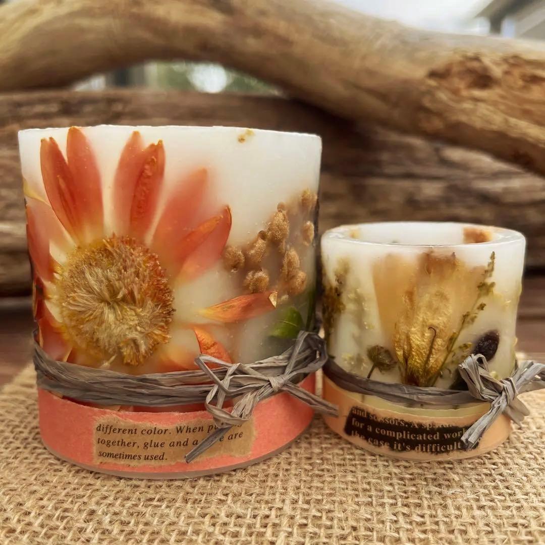 ㉜pumpkinボタニカルキャンドルホルダーset Ⅰ