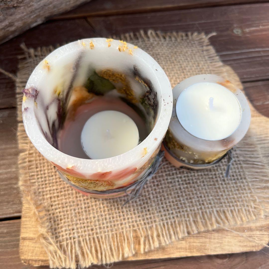 ㉜pumpkinボタニカルキャンドルホルダーset Ⅰ