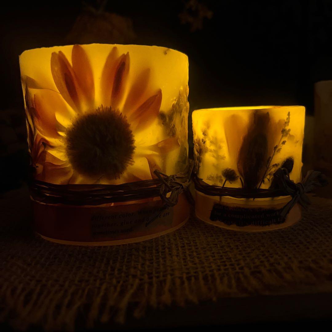 ㉜pumpkinボタニカルキャンドルホルダーset Ⅰ