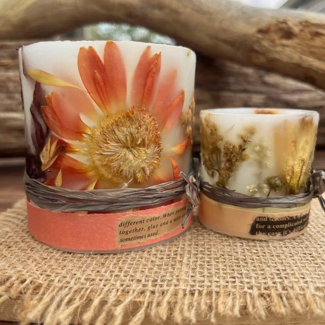 ㉜pumpkinボタニカルキャンドルホルダーset Ⅰ