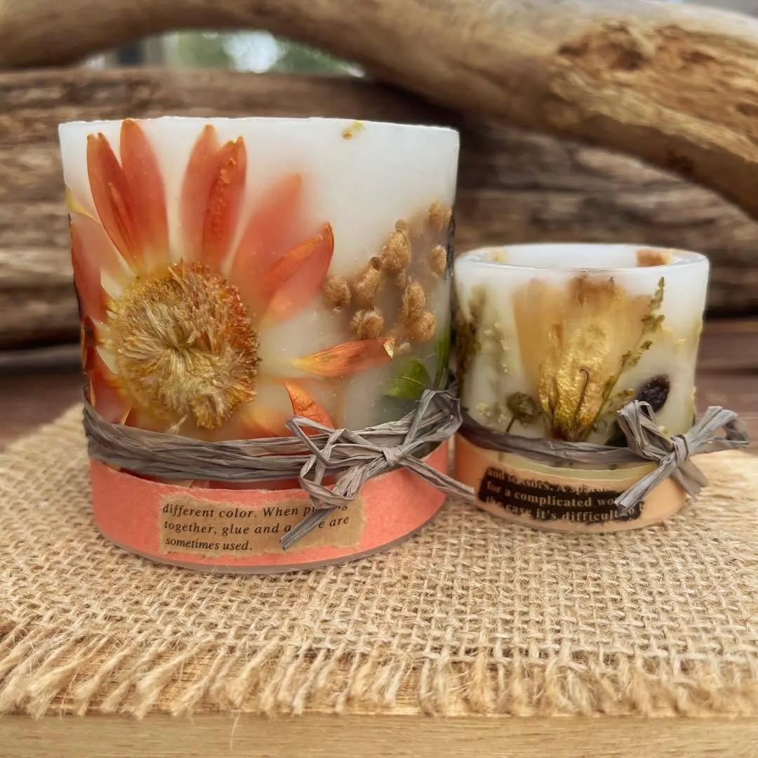㉜pumpkinボタニカルキャンドルホルダーset Ⅰ