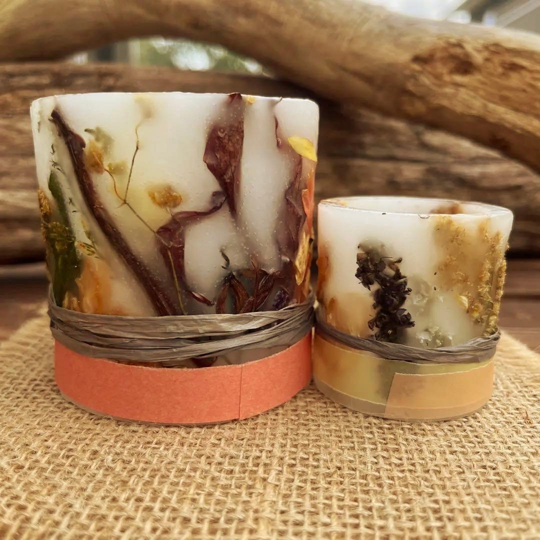 ㉜pumpkinボタニカルキャンドルホルダーset Ⅰ