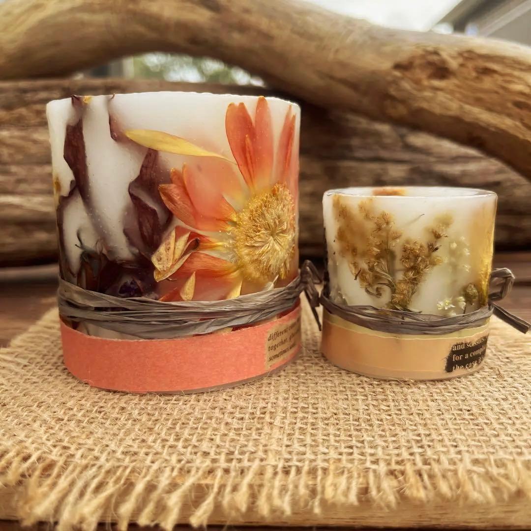 ㉜pumpkinボタニカルキャンドルホルダーset Ⅰ