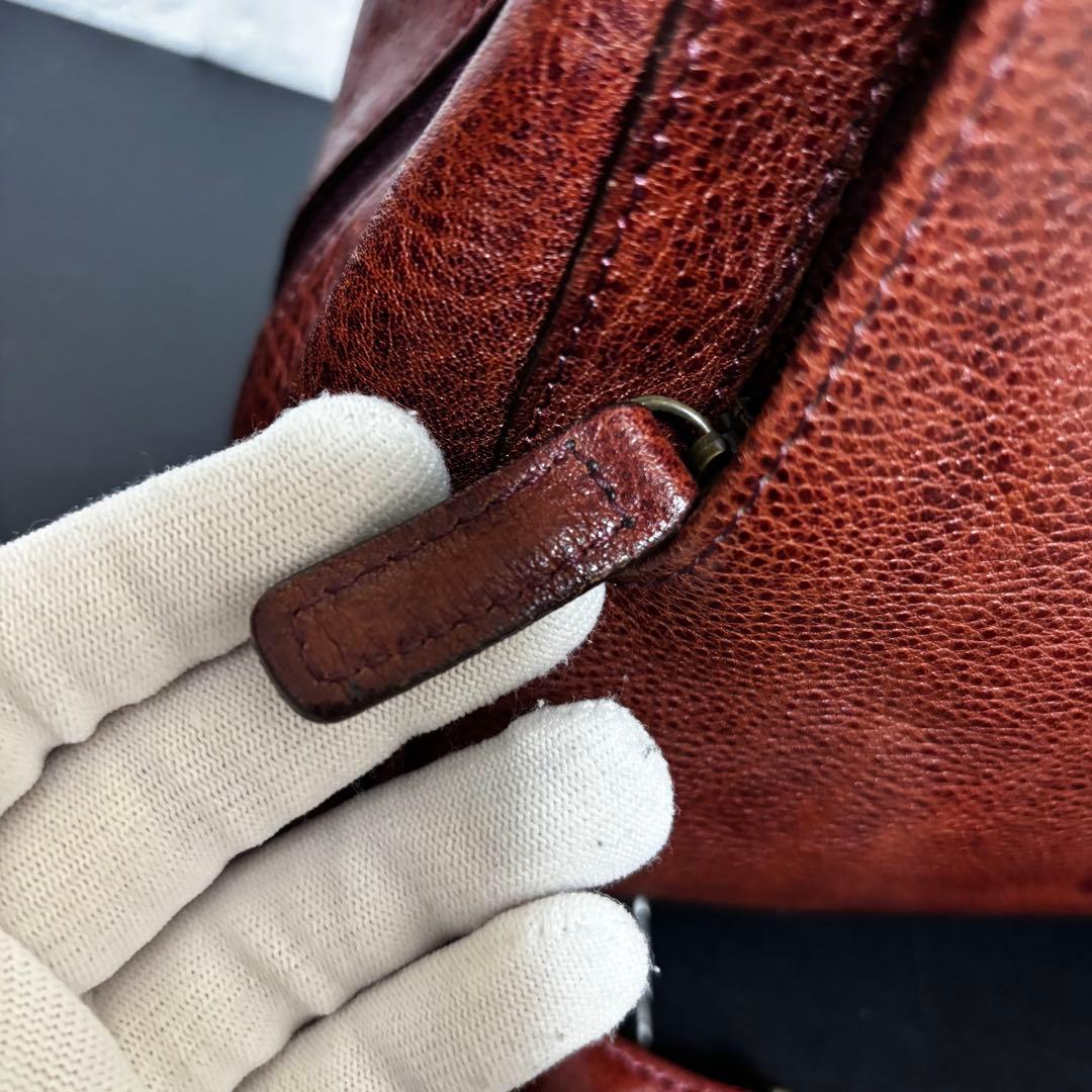 TREPITO トレピト　いたがき　リュック　オールレザー　シボ革　茶ブラウン