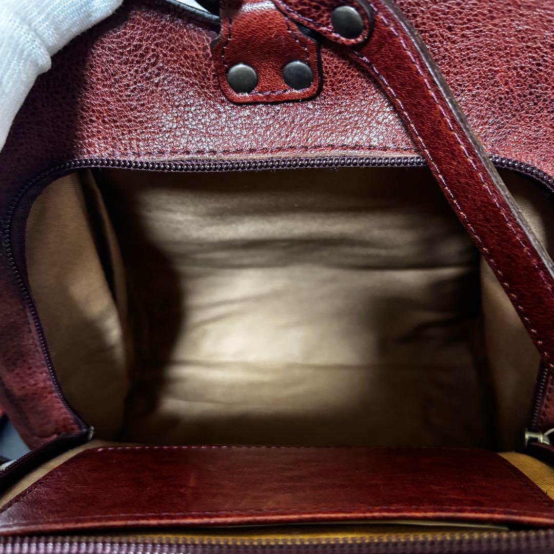 TREPITO トレピト　いたがき　リュック　オールレザー　シボ革　茶ブラウン