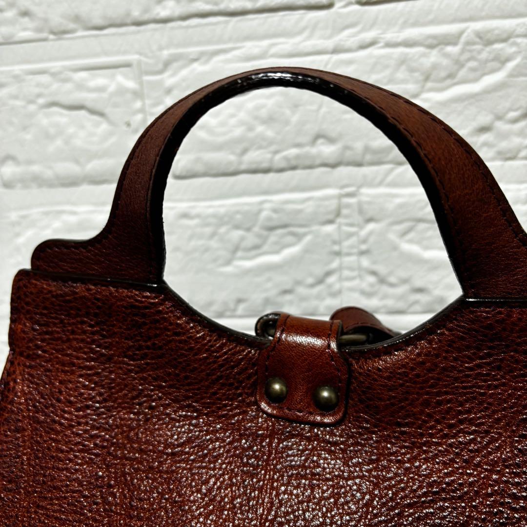 TREPITO トレピト　いたがき　リュック　オールレザー　シボ革　茶ブラウン