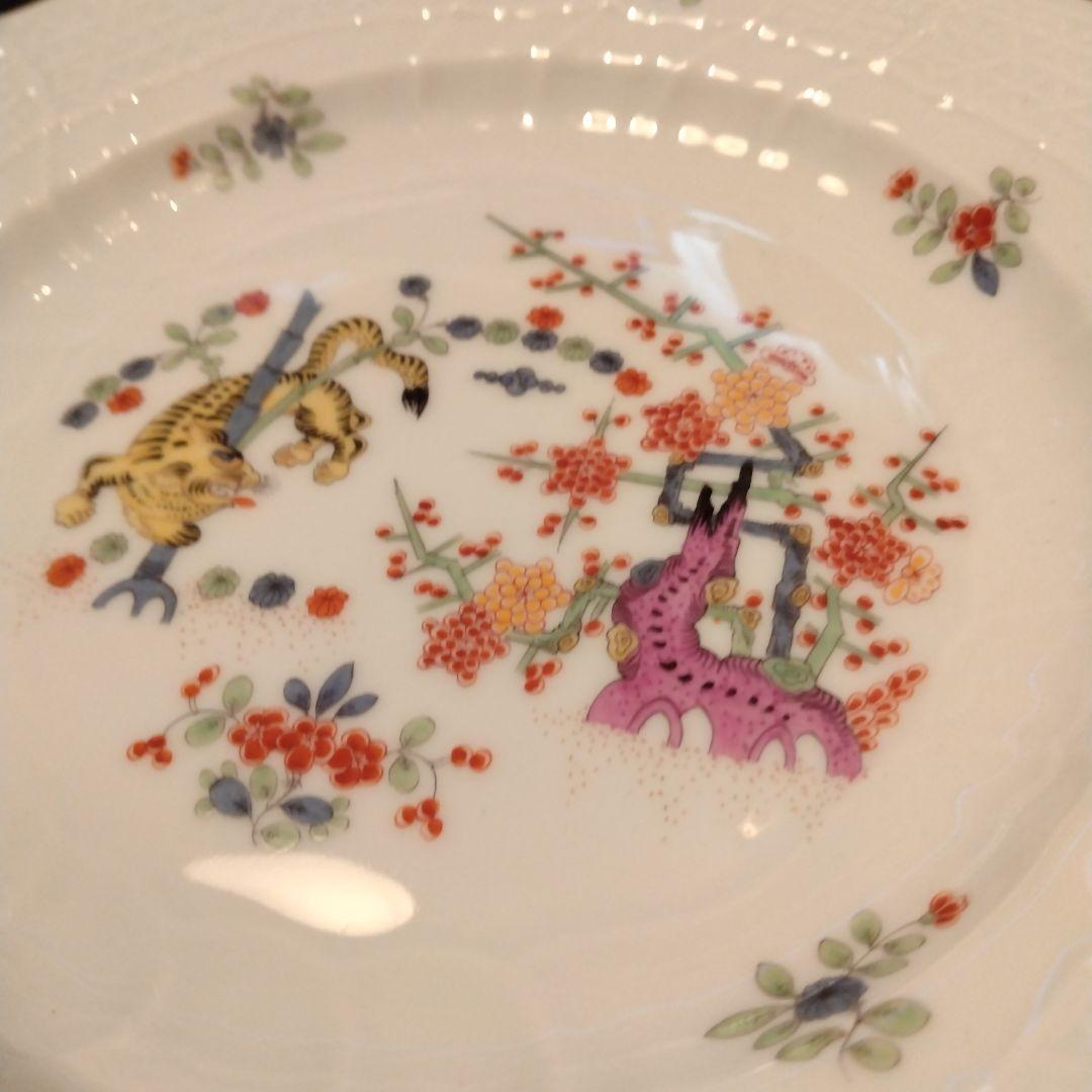 お値下げ　一級品　マイセン　柿右衛門　プレート　18.5cm 未使用