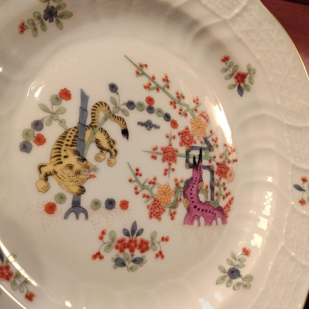 お値下げ　一級品　マイセン　柿右衛門　プレート　18.5cm 未使用