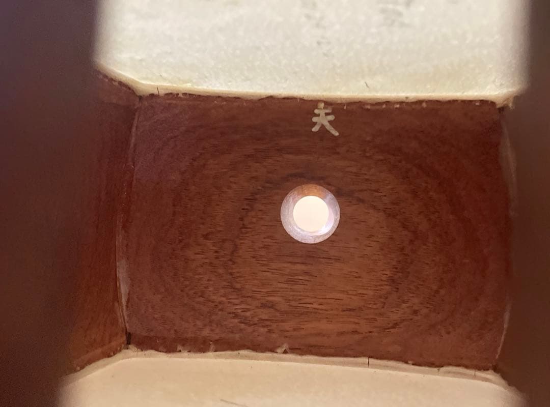 両面新皮張りたて！民謡三味線 ケース付 紫檀 中棹 お稽古に