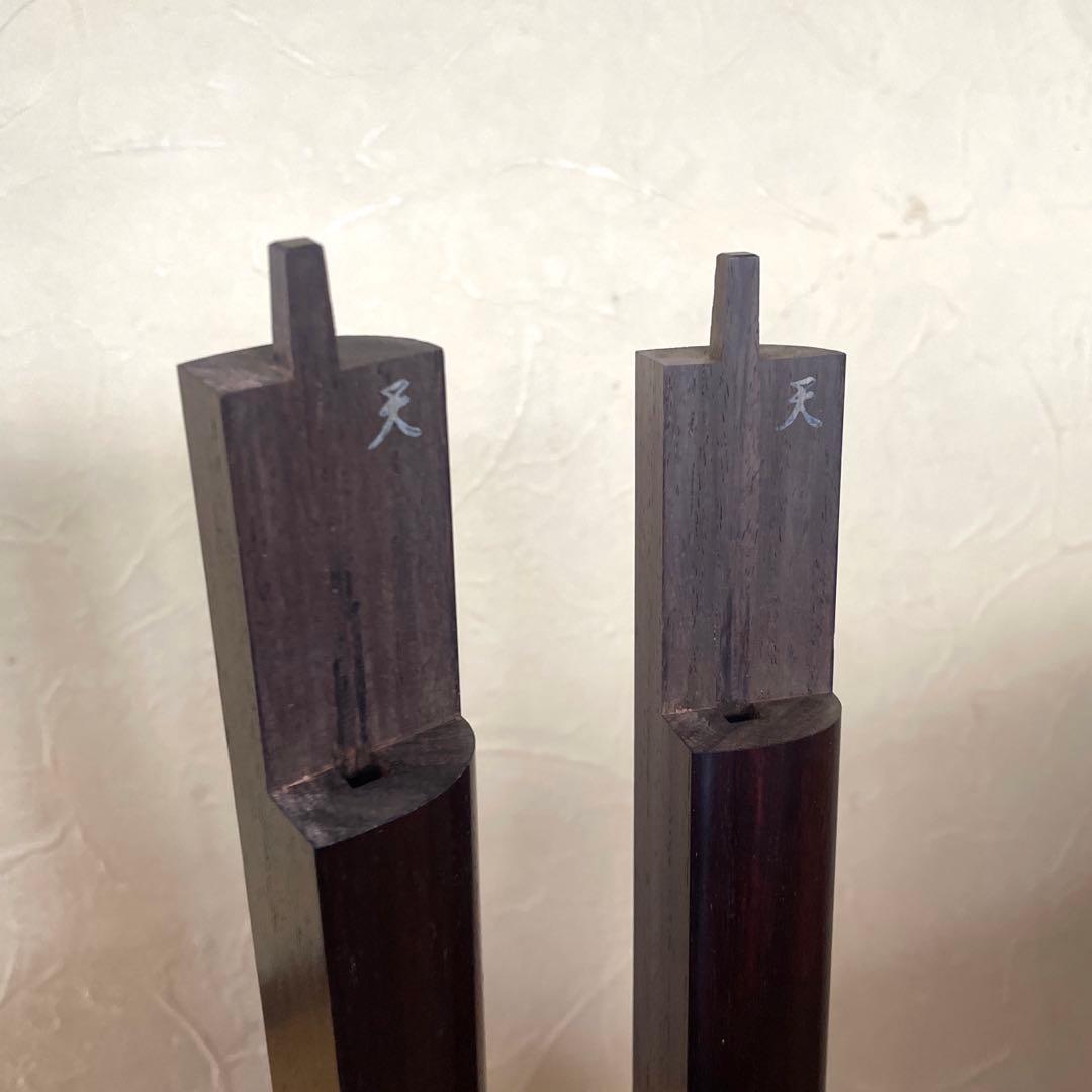 両面新皮張りたて！民謡三味線 ケース付 紫檀 中棹 お稽古に