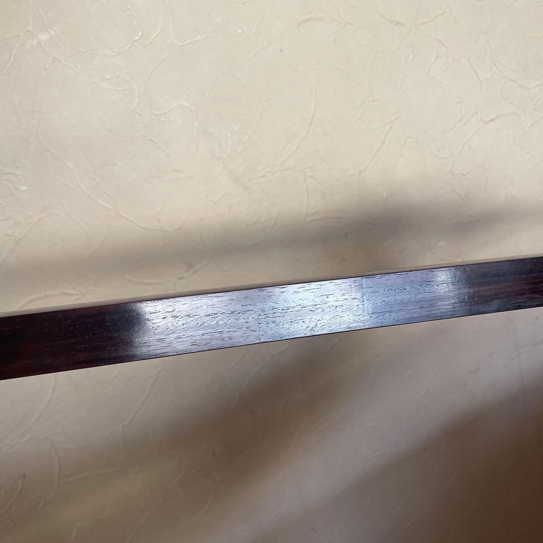 両面新皮張りたて！民謡三味線 ケース付 紫檀 中棹 お稽古に