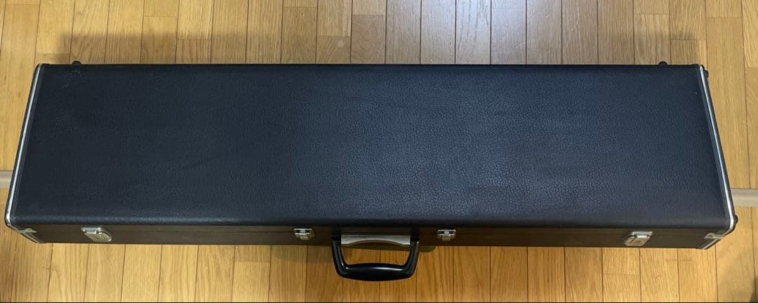 両面新皮張りたて！民謡三味線 ケース付 紫檀 中棹 お稽古に