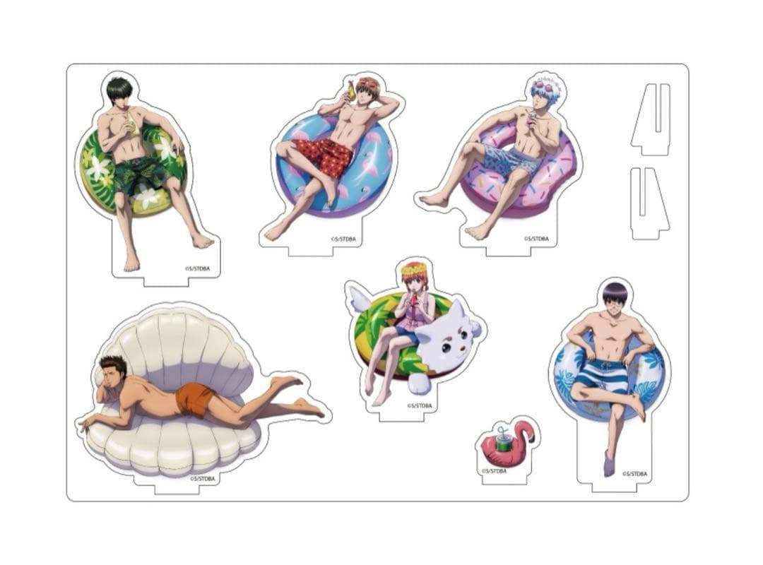 銀魂　アクリルスタンド　銀時　神楽　新八　土方　沖田　202502052218