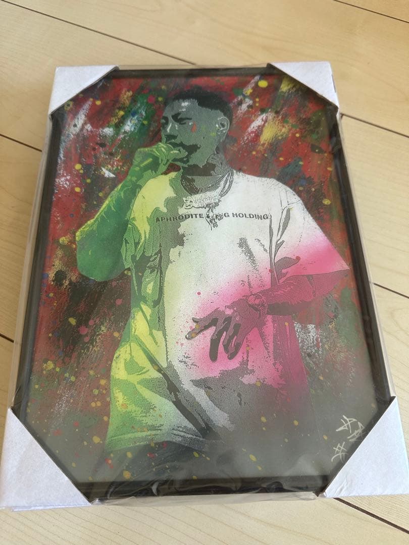 舐達麻 イラスト 額縁付き